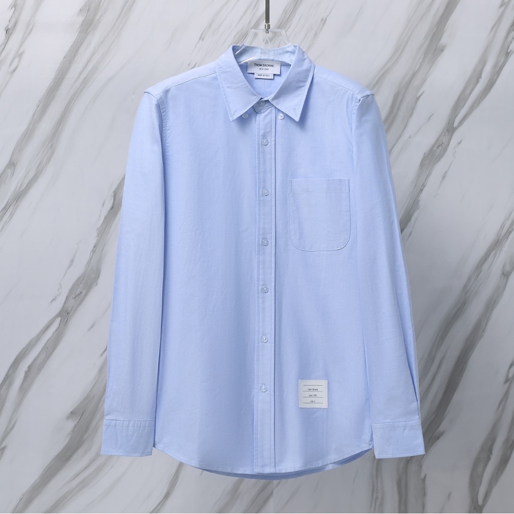 Thom Browne Light Blue Button Down Shirt